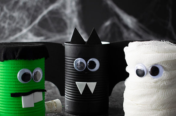 Halloween Spooky Cans