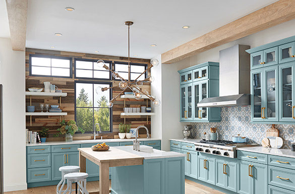 Colorful Kitchen Inspiration: 5 impactful, on-trend cabinet stylings